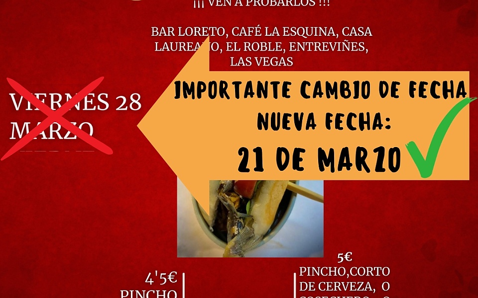 IV JORNADAS DE LOS PINCHOS DE COLUNGA