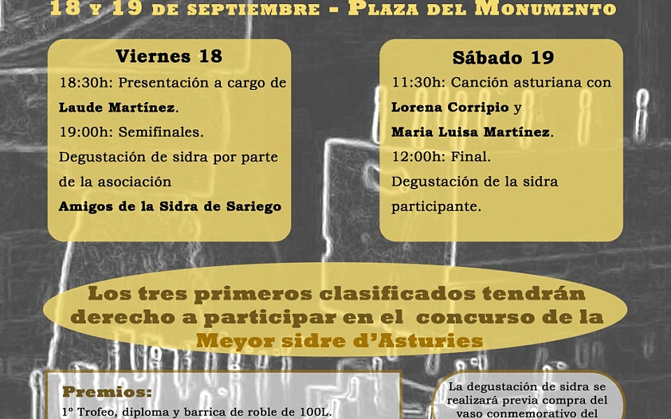 IX CONCURSO DE SIDRA CASERO-CONCEJO DE COLUNGA