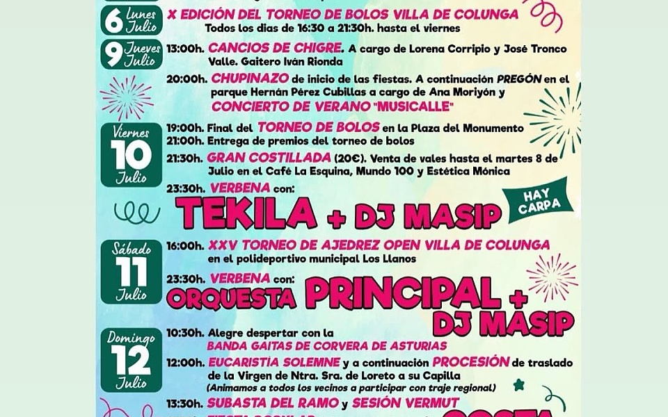FIESTAS NUESTRA SEÑORA DE LORETO 2026