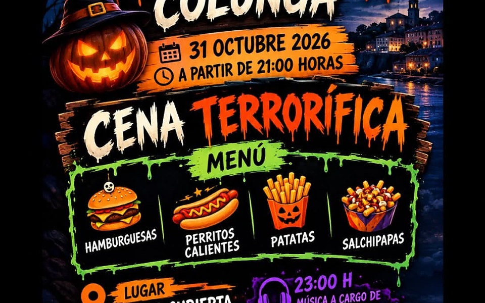 FIESTA DE HALLOWEEN COLUNGA-CENA TERRORÍFICA