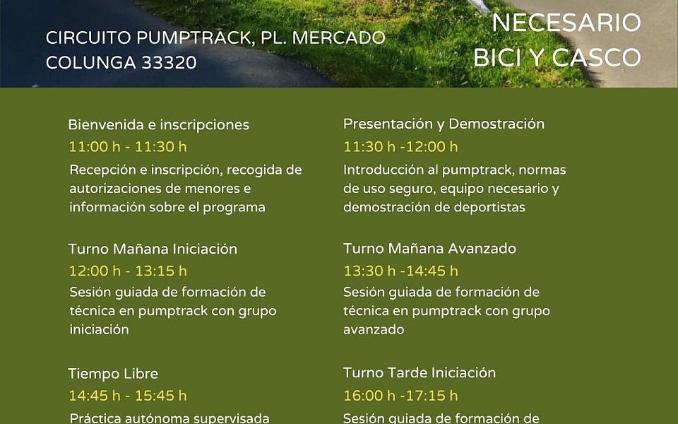 JORNADAS PUERTAS ABIERTAS PUMPTRACK