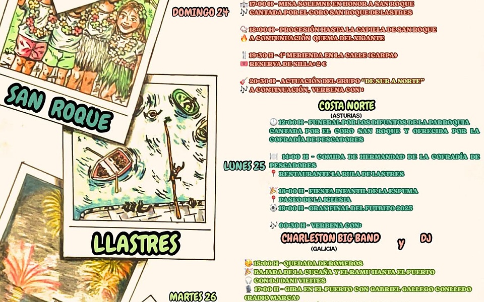 FIESTES DE SAN ROQUE DE LLASTRES 2025