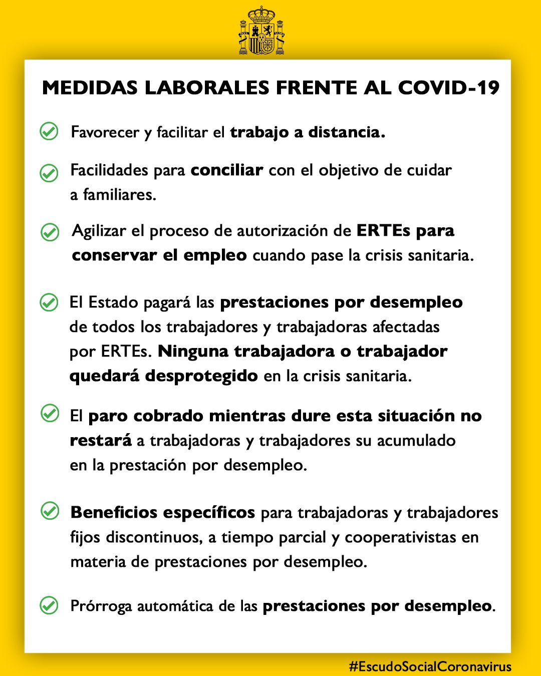 Aviso medidas económicas