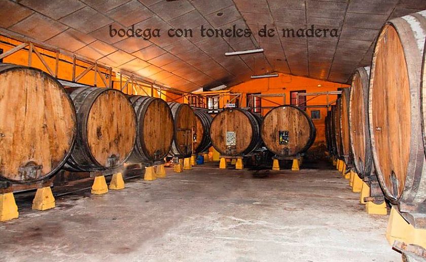 Bodega con toneles de madera Sidra Crespo (© Crespo)