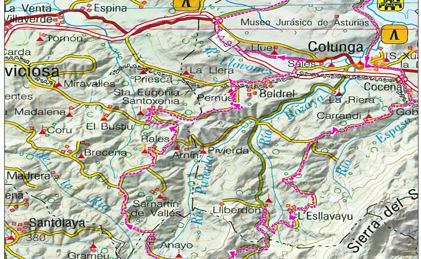 RUTA BICI 03. Colunga - Anayo - San Feliz - Llastres - Colunga