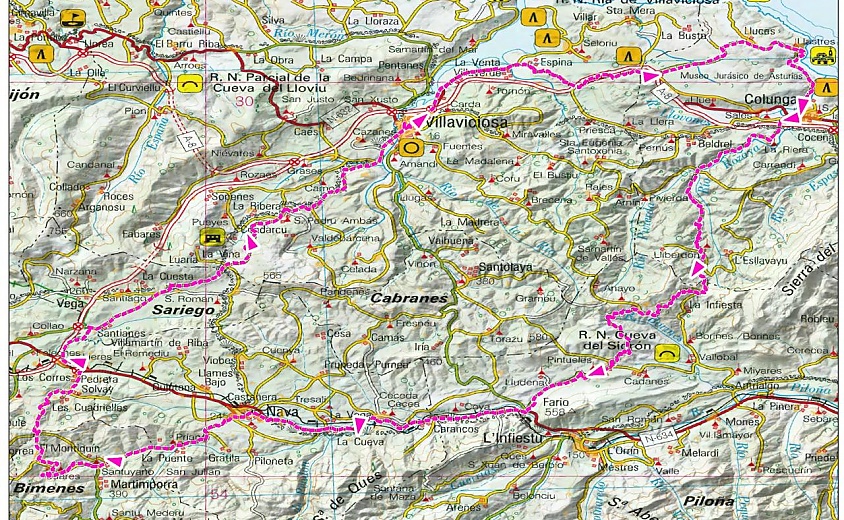 RUTA BICI 07. Comarca de la Sidra (medio fondo)