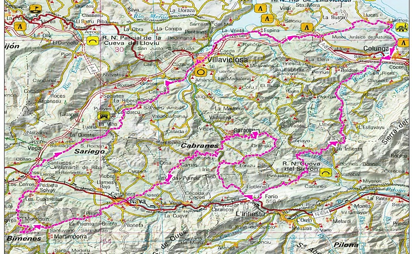 RUTA BICI 08. Comarca de la Sidra (gran fondo)